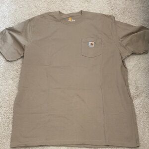 Carhartt Short-Sleeve Pocket Tee in Tan